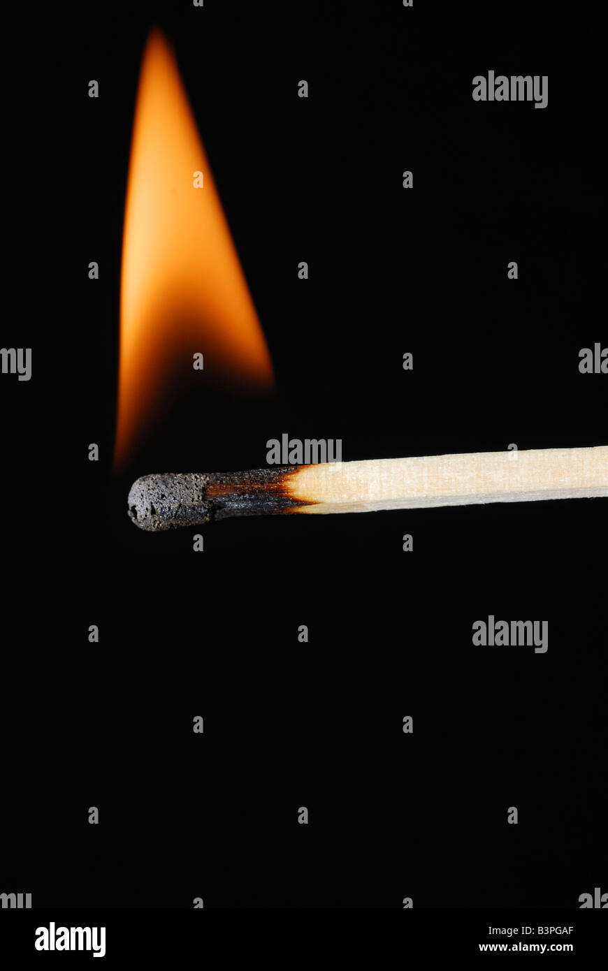Match flame, burning match Stock Photo Alamy