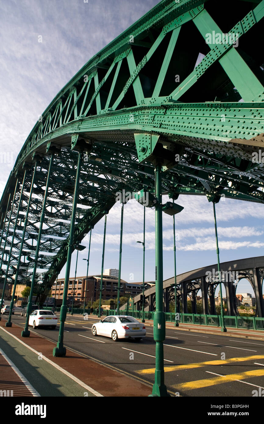 Wearmouth Bridge in Sunderland, England Stock Photo Alamy