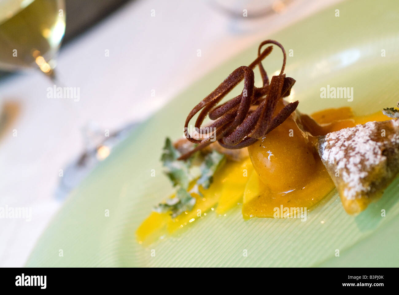 Il Pagliaccio restaurant, Via dei Banchi Vecchi 129a, Rome, Lazio, Italy Stock Photo