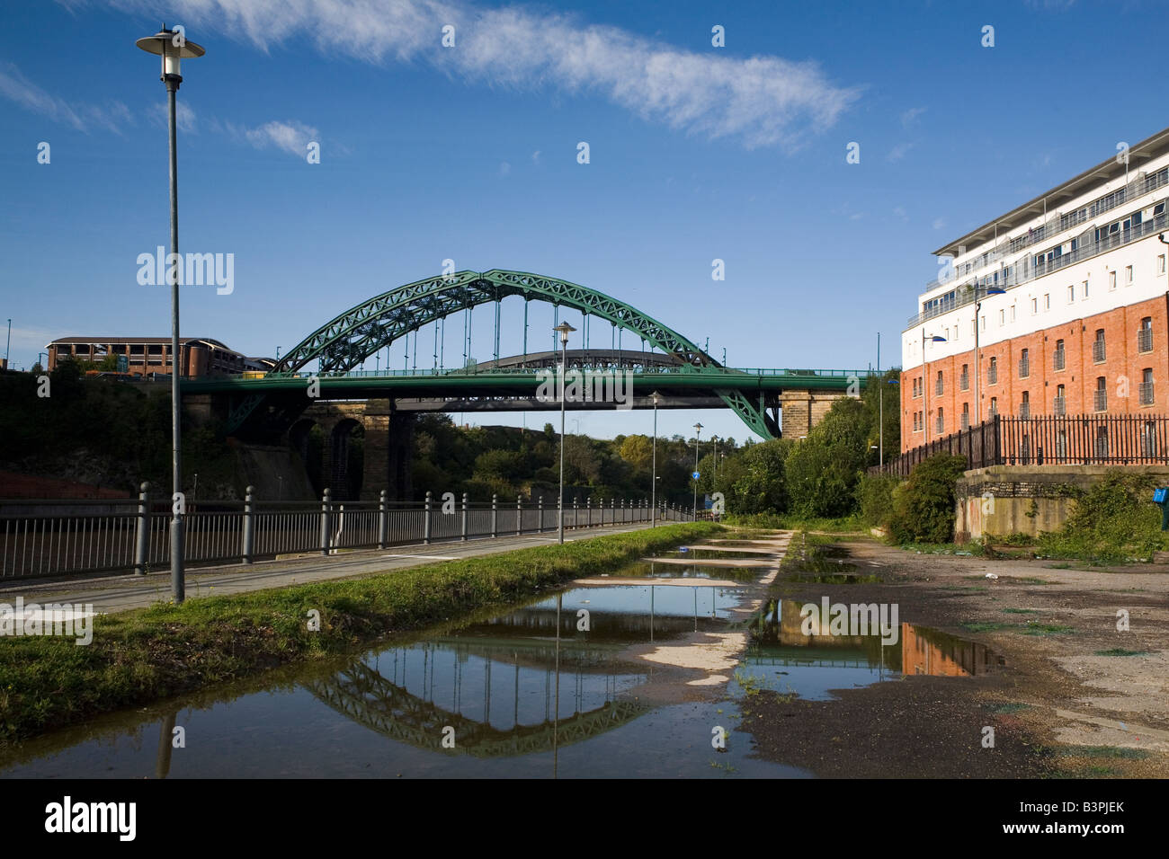 Wearmouth Bridge in Sunderland, England. The bridge was opened in 1929