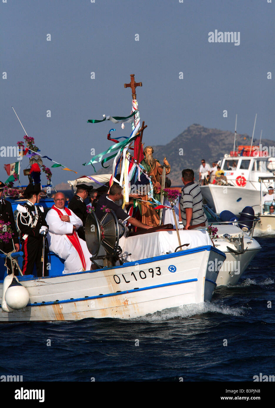 Patronal feast, Loiri Porto San Paolo, Sardinia, Italy Stock Photo
