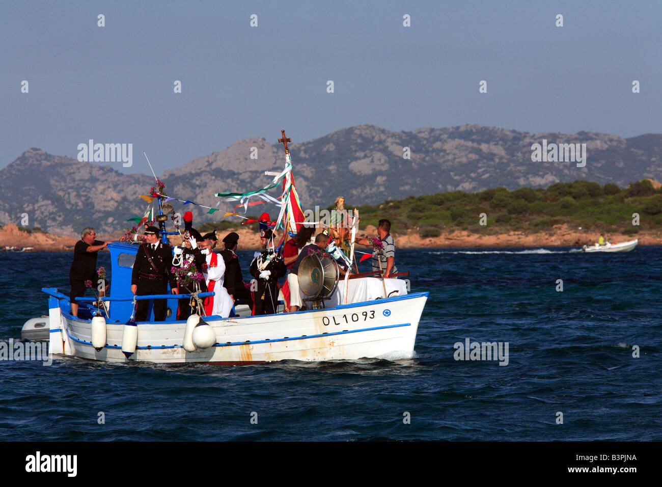 Patronal feast, Loiri Porto San Paolo, Sardinia, Italy Stock Photo