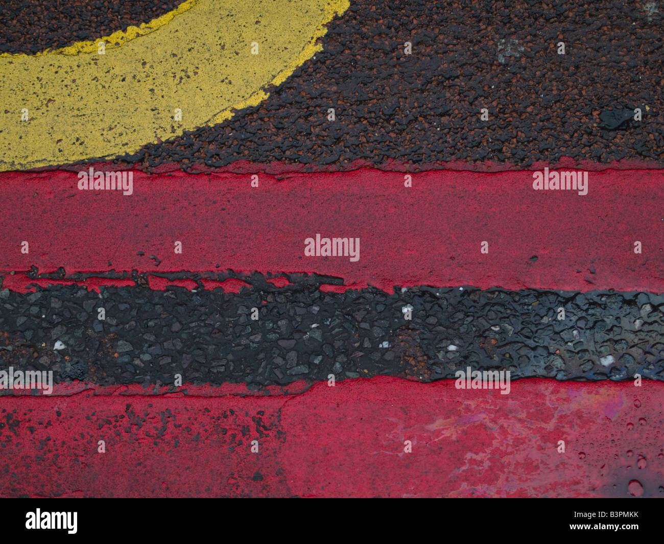 Street markings and signs London Stock Photo Alamy