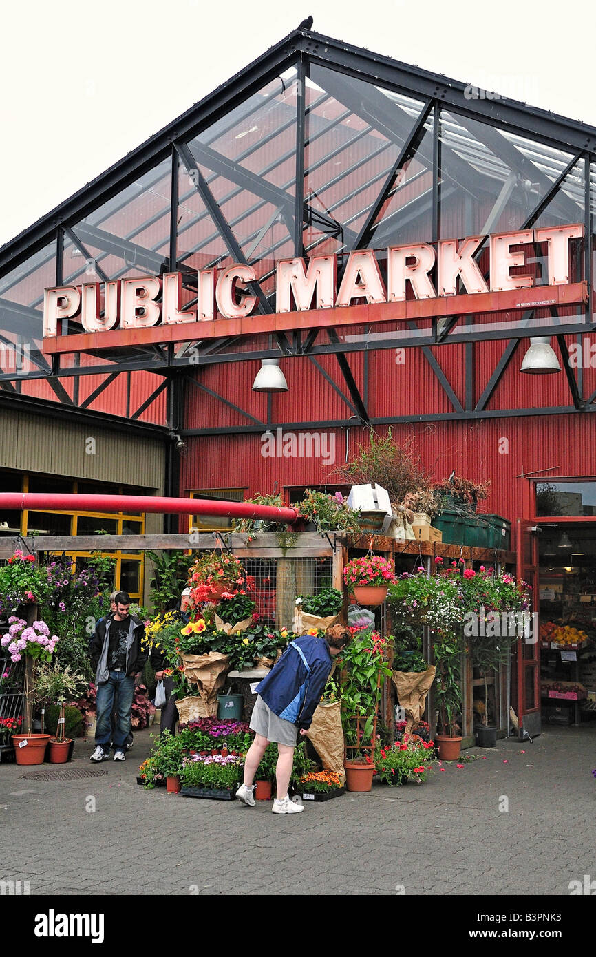 Granville Island Public Market Vancouver British Columbia Canada Stock ...