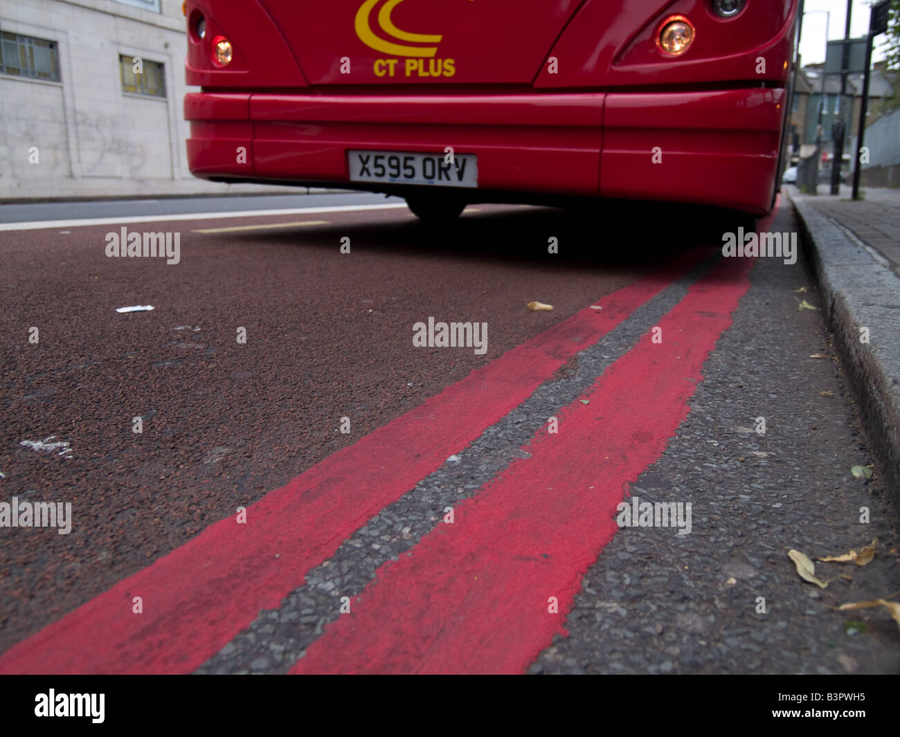 Street markings and signs London Stock Photo Alamy
