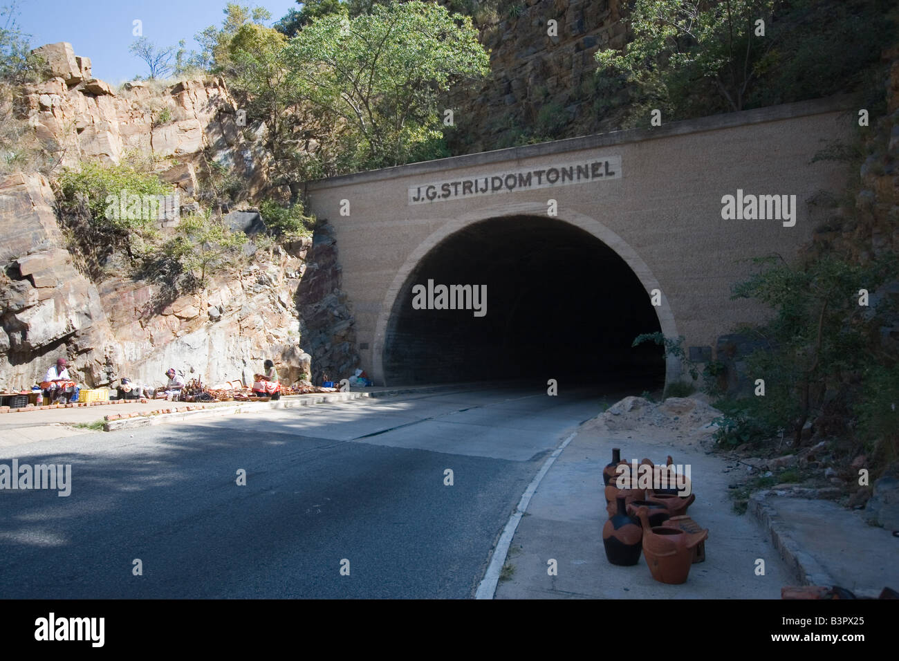 J.G. Strijdom Tunnel on route R36, on South Africa's spectacular