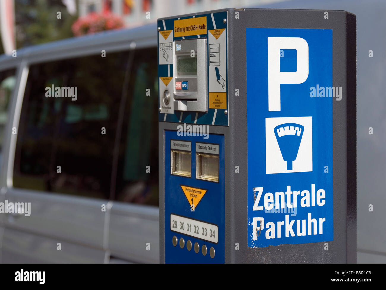 parking meter Switzerland Stock Photo