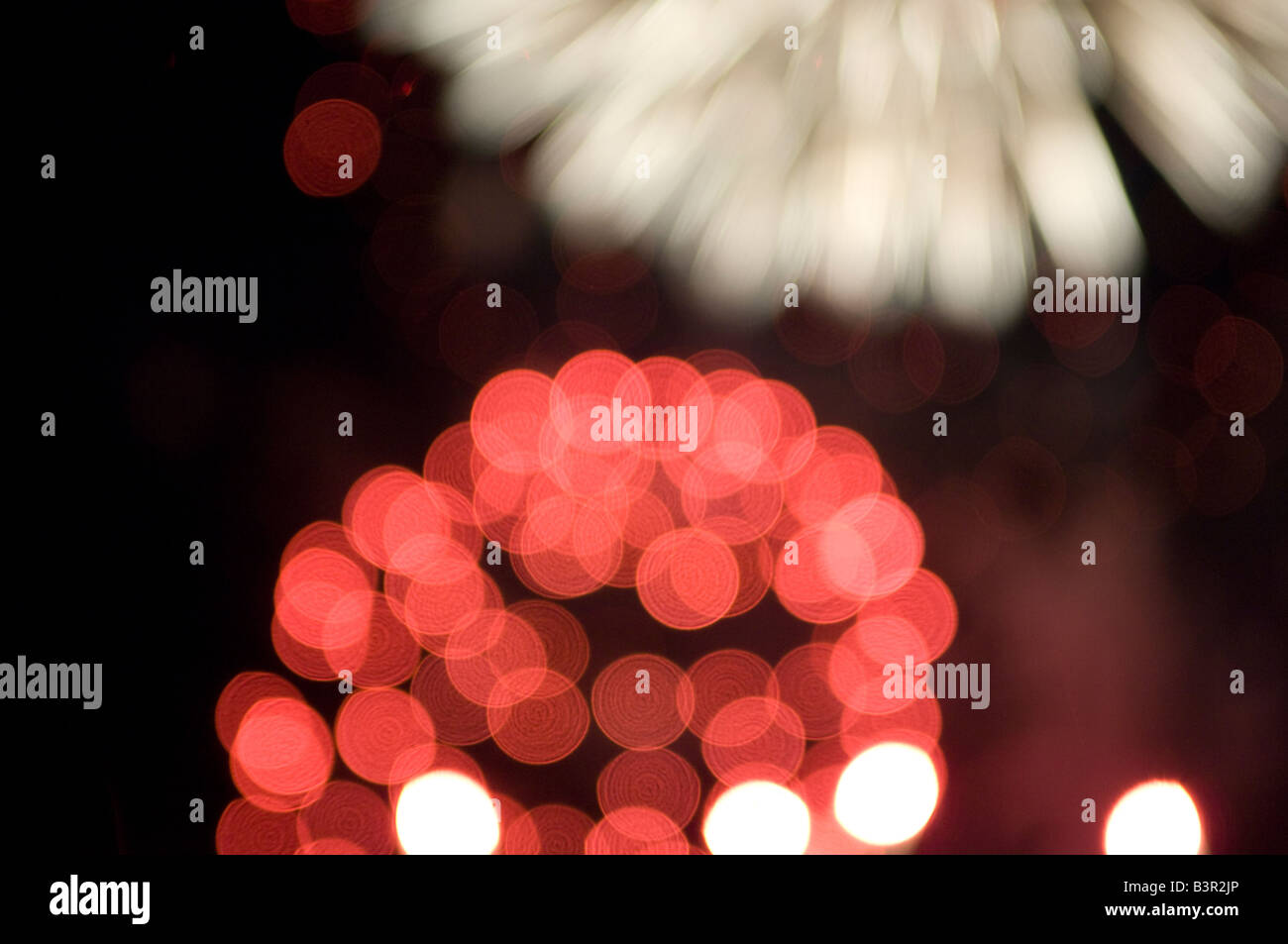 firework blur Stock Photo