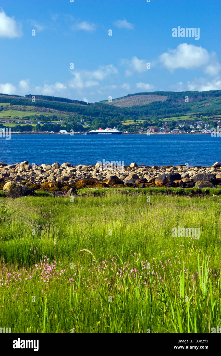 View of Brodick on the Isle of Arran, Scotland 2008 Stock Photo