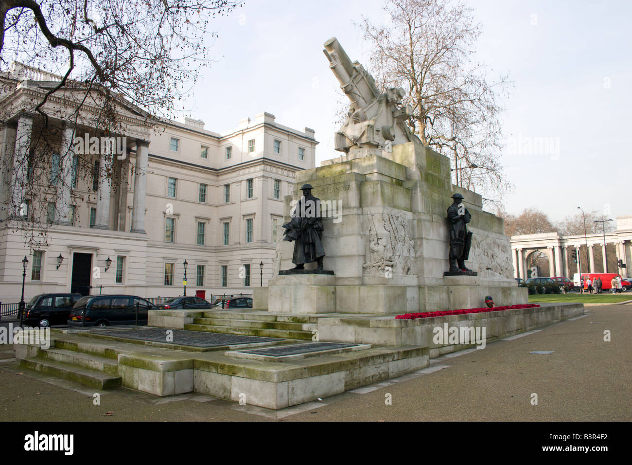 Artillery Regiment Monument Hyde Park Corner, London, England Stock ...