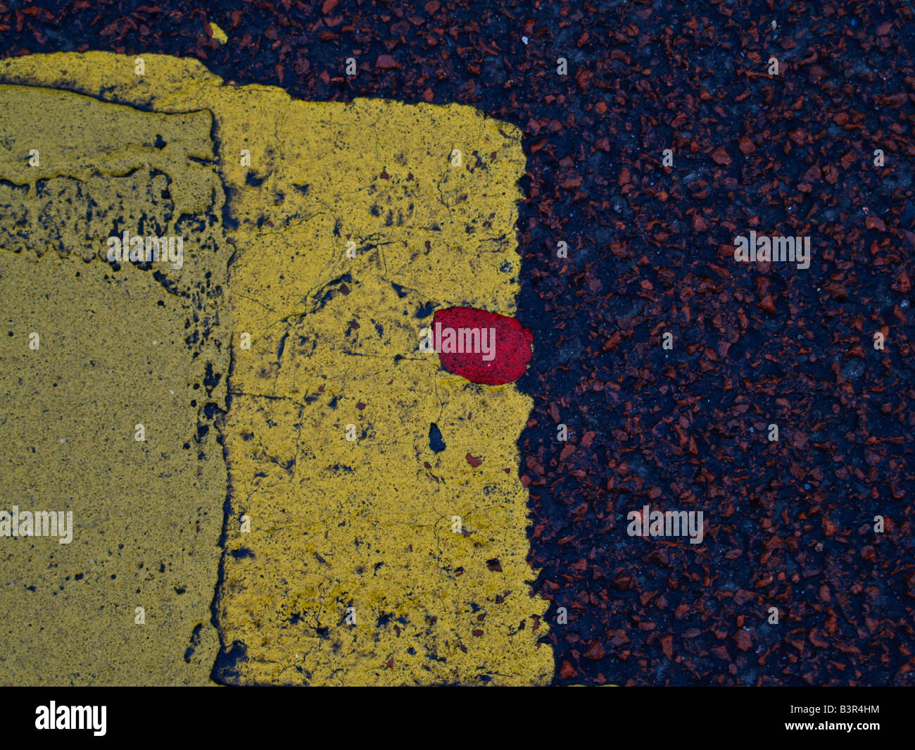 Street markings and signs London Stock Photo Alamy