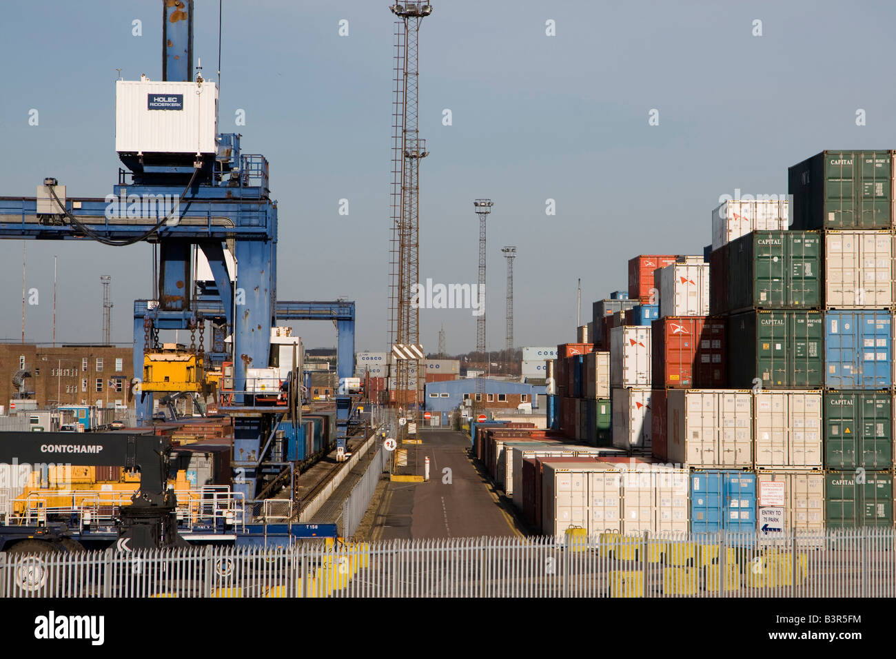 Felixstowe container port hires stock photography and images Alamy