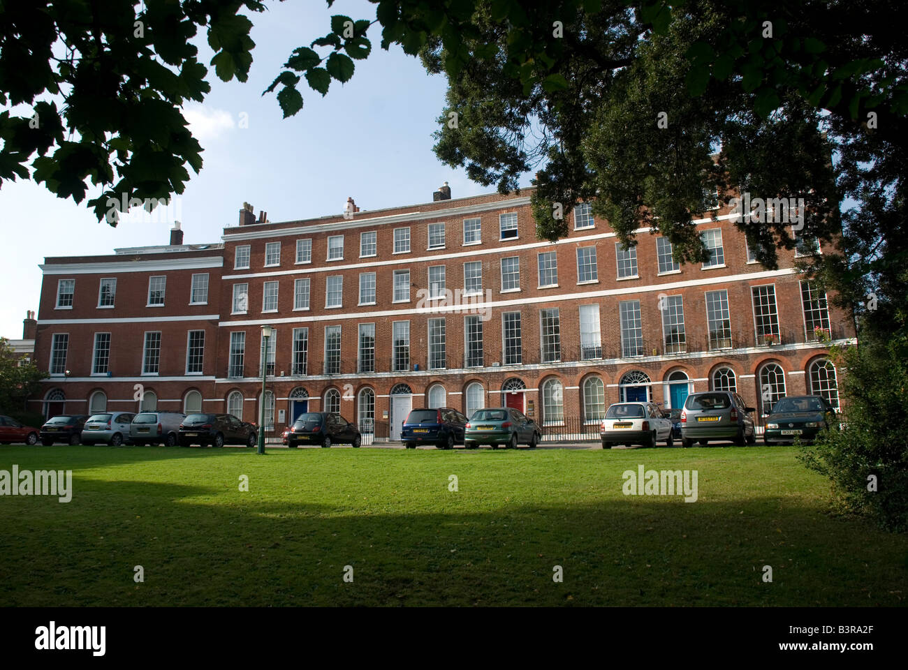 Barnfield Crescent in exeter,a fine example of architecture