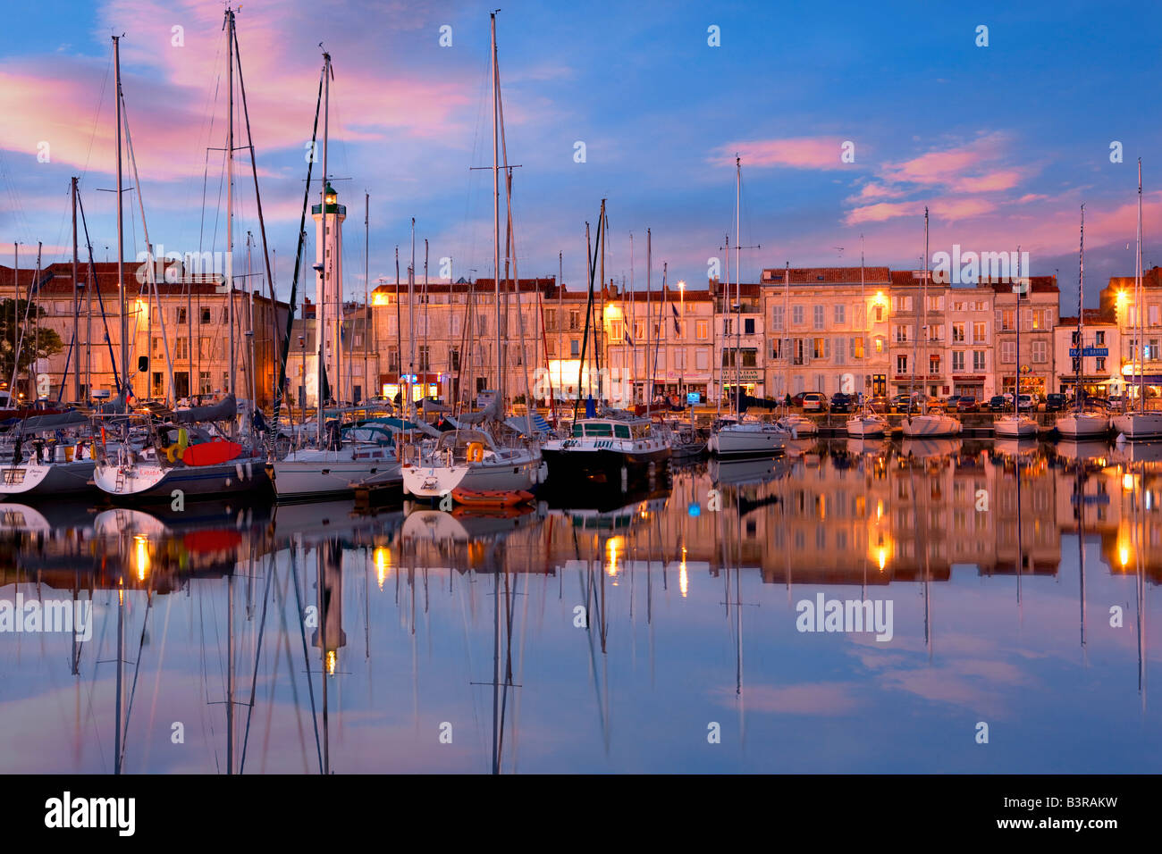 La Rochelle harbour in Charentes France Stock Photo - Alamy