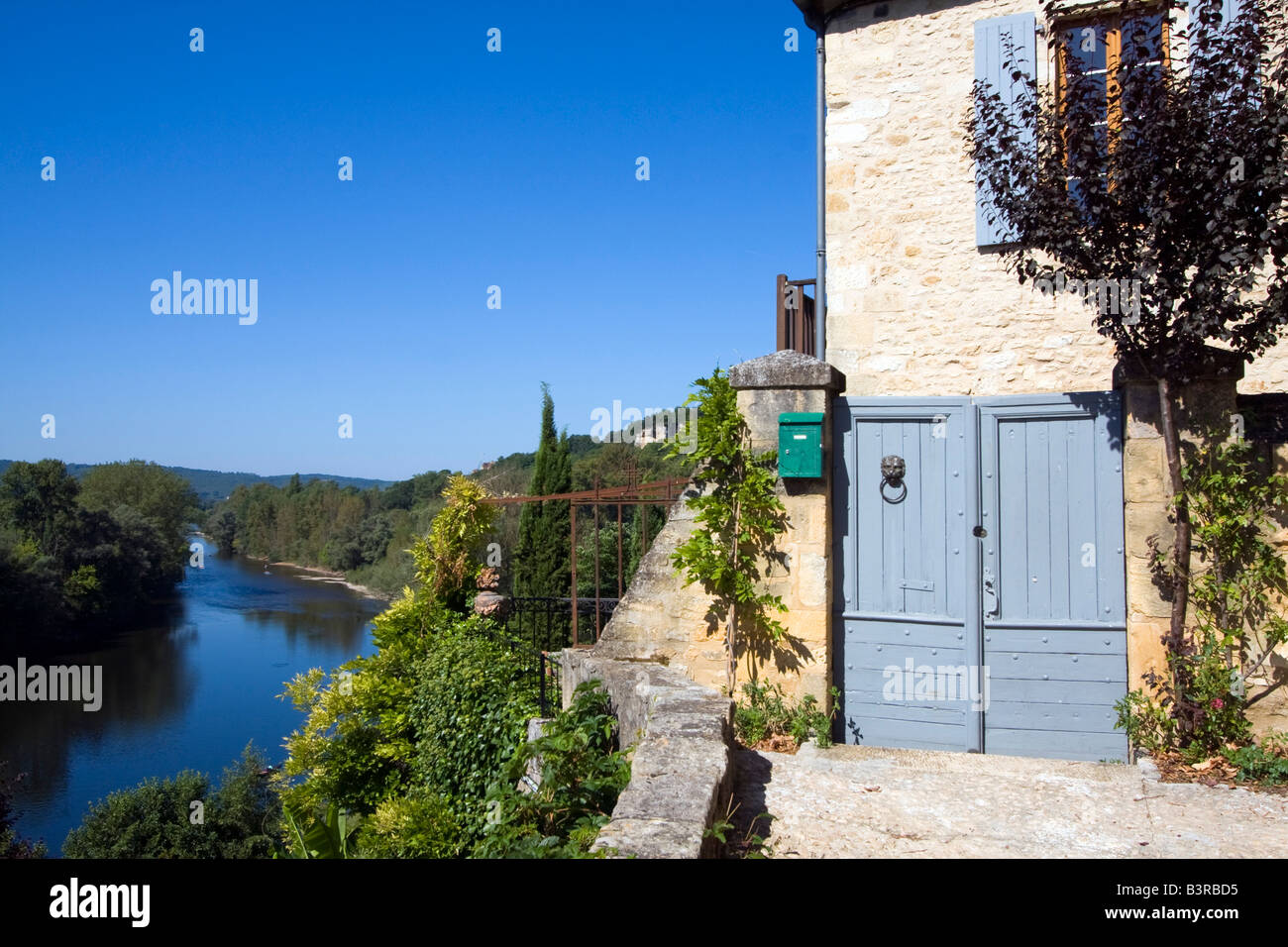 The Dordogne River,France Stock Photo