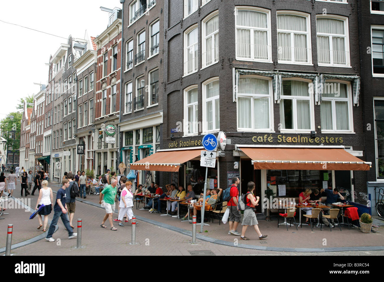 Street cafe, Amsterdam, Netherlands Stock Photo - Alamy