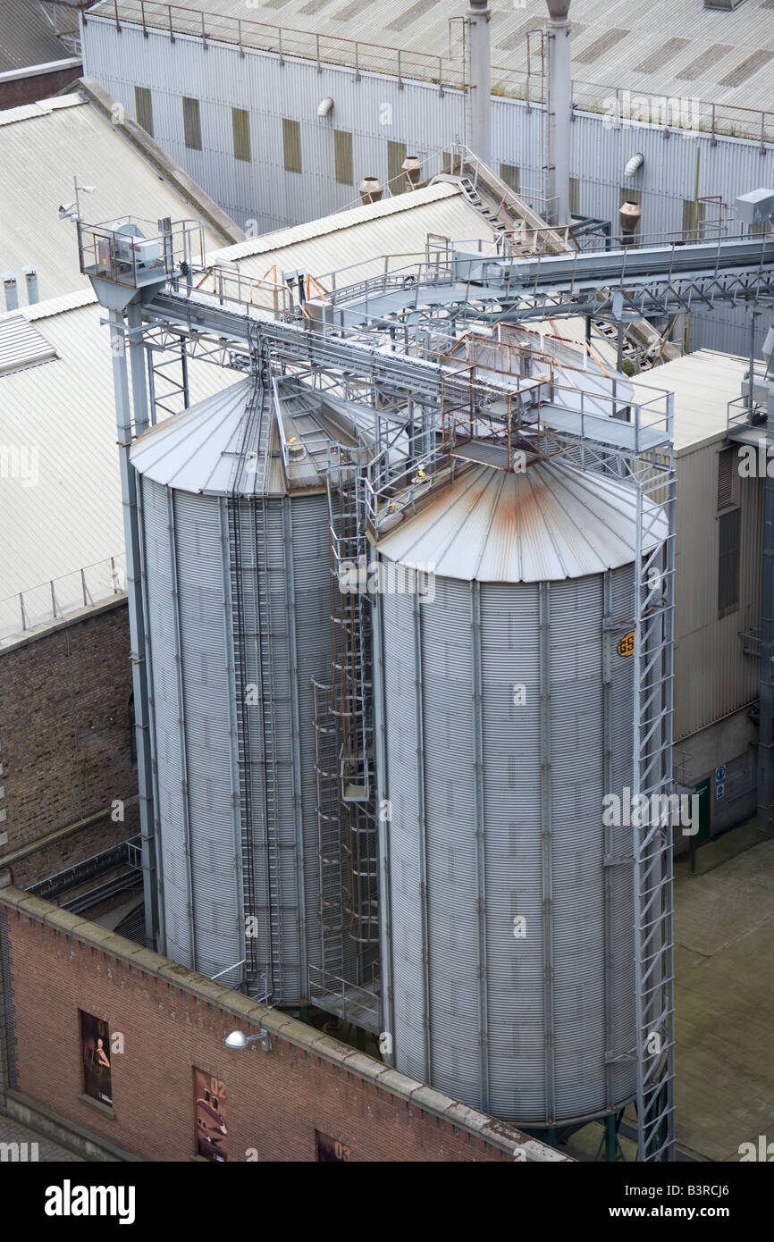 Grain silos at the Guinness brewery in Dublin Ireland Stock Photo Alamy