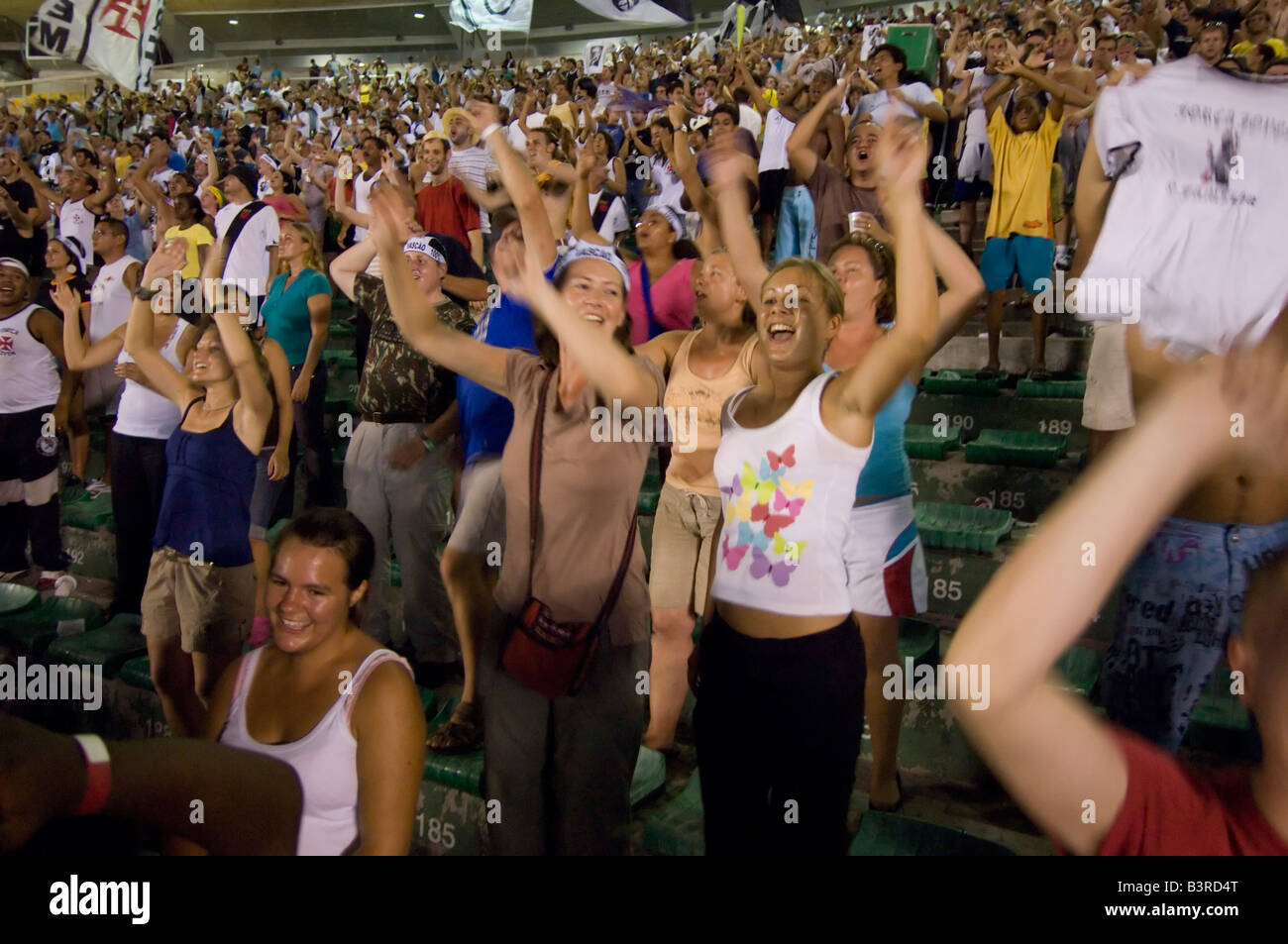 Brazilian football fans stadium cheer hi-res stock photography and images -  Alamy