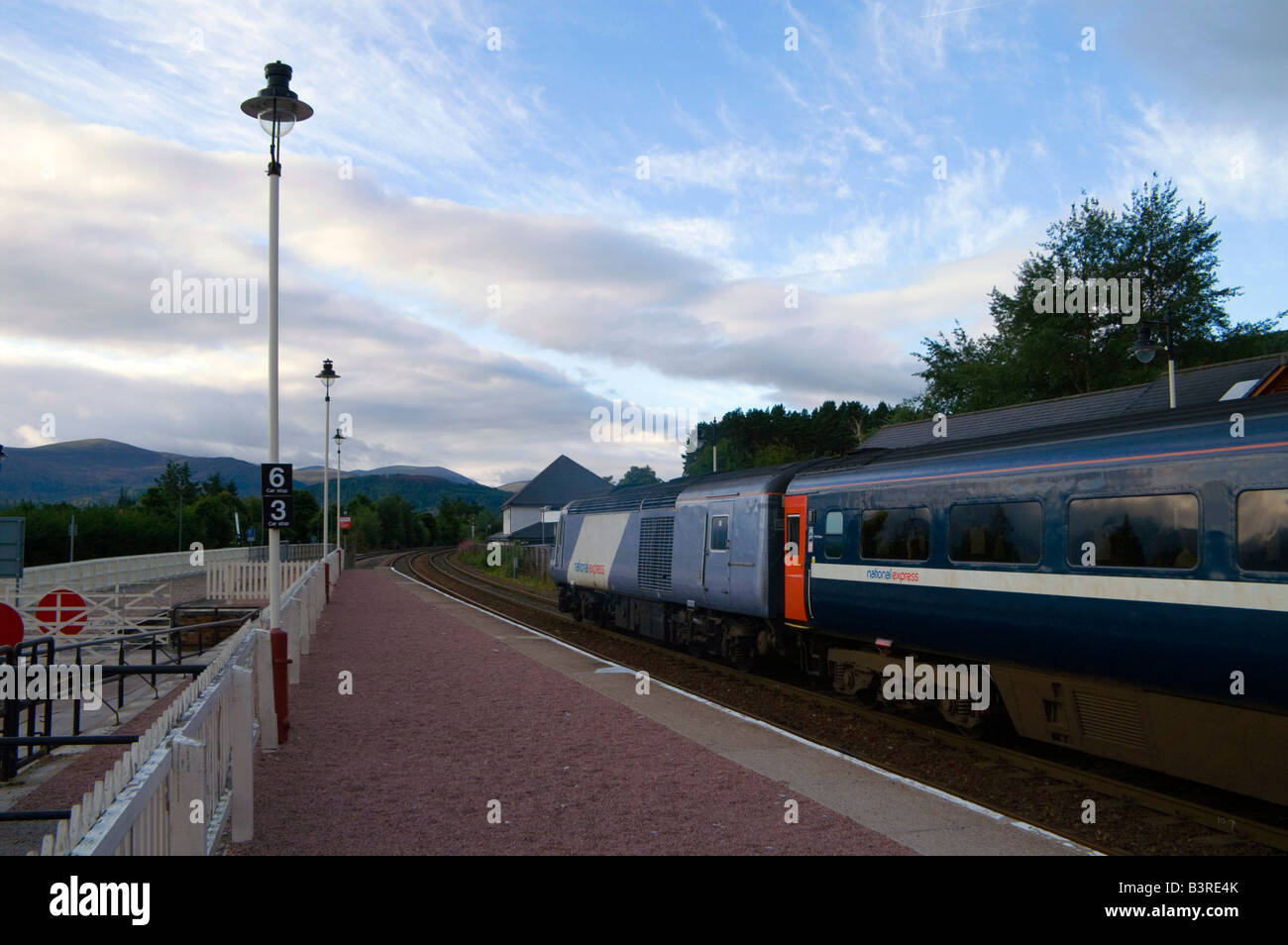 Train Inverness Station Scotland Stock Photos & Train Inverness Station Scotland Stock Images
