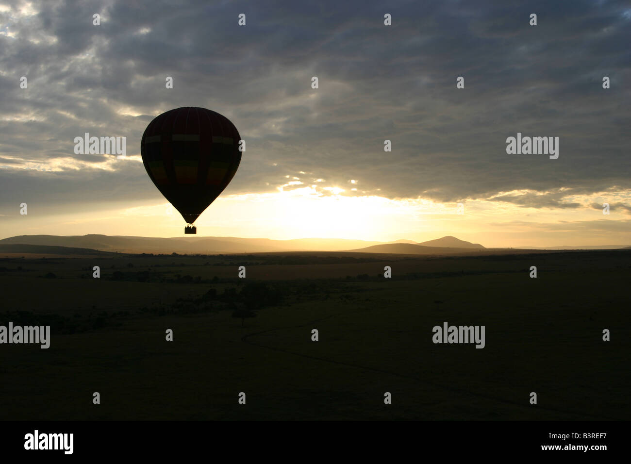 Balloon Ride Stock Photo