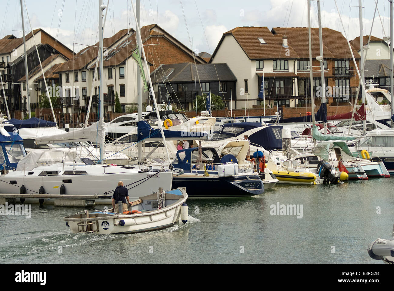Ocean Village waterfront development Southampton England UK Stock Photo