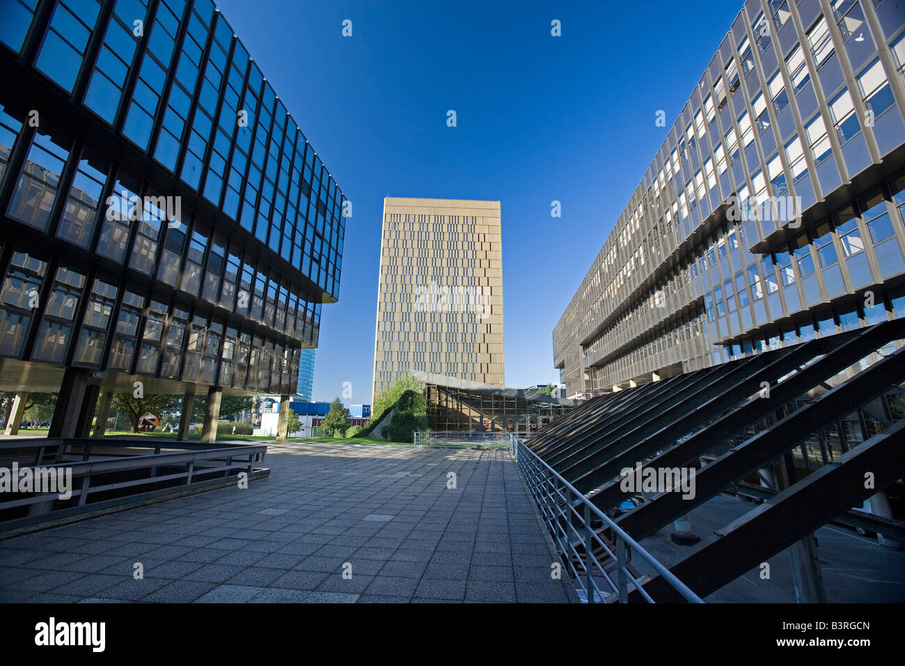 Luxembourg Kirchberg Europe quarter European commission Stock Photo