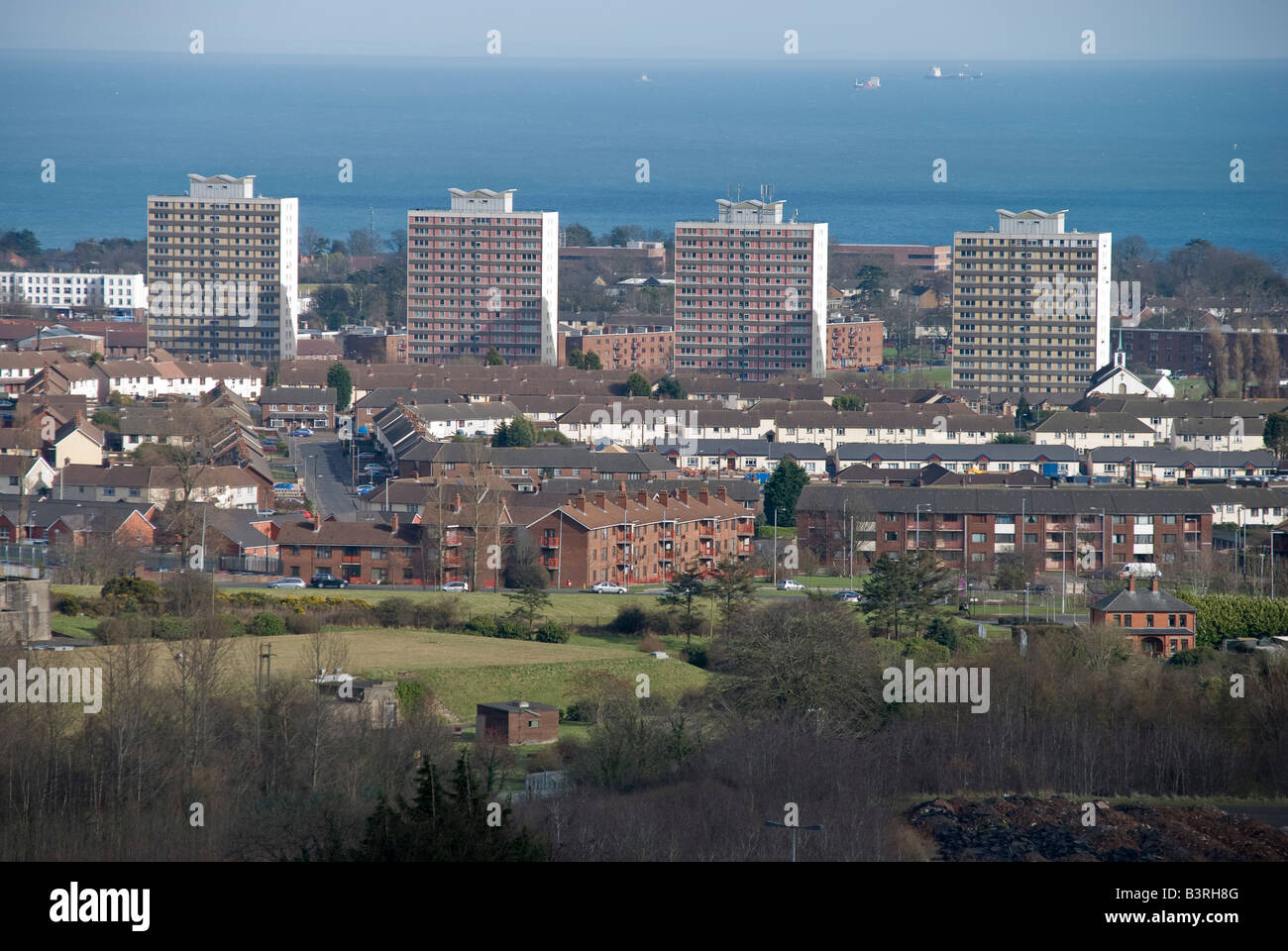 Rathcoole Housing Estate, started in the 1950s and completed in the