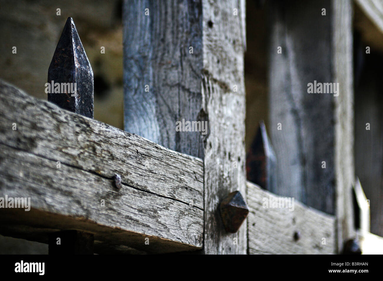 The medieval city of Carcassone in France. Detail Stock Photo - Alamy