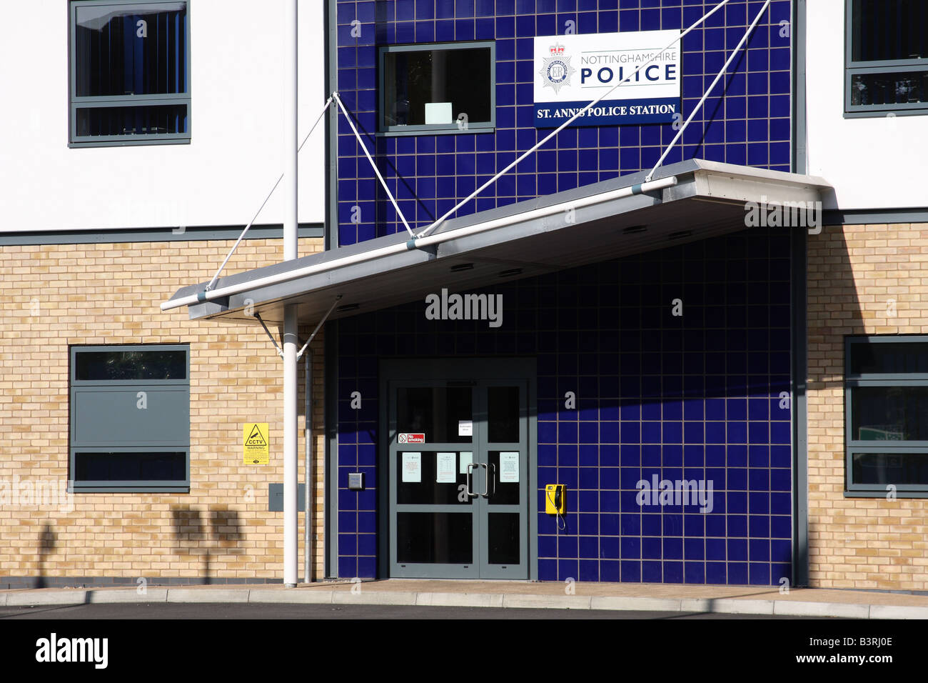 St Ann's Police Station, St Ann's, Nottingham, England U.K Stock Photo