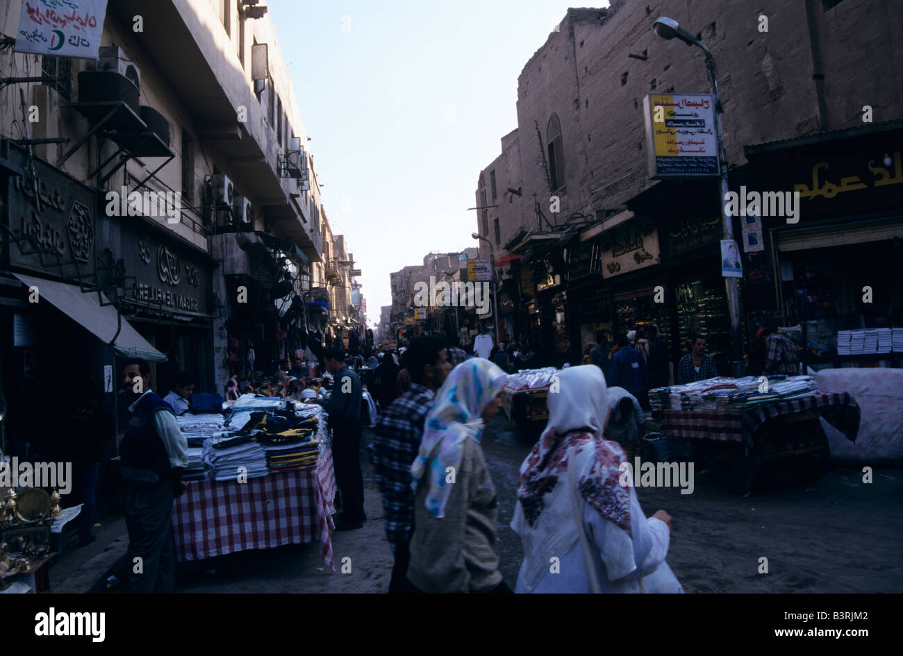 Bazaar in Cairo, Egypt Stock Photo