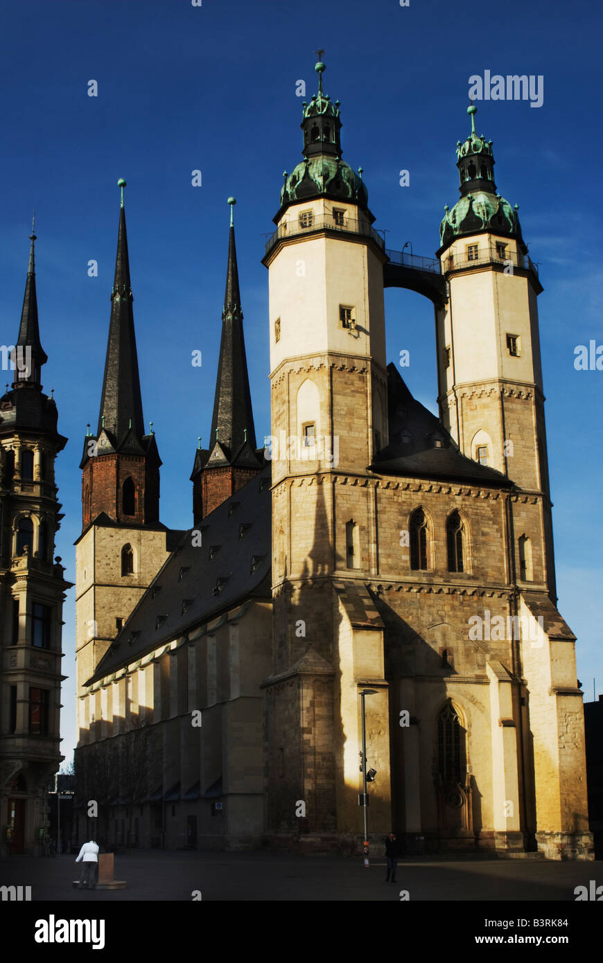 Marktkirche - Market church, in Halle. Germany Stock Photo - Alamy
