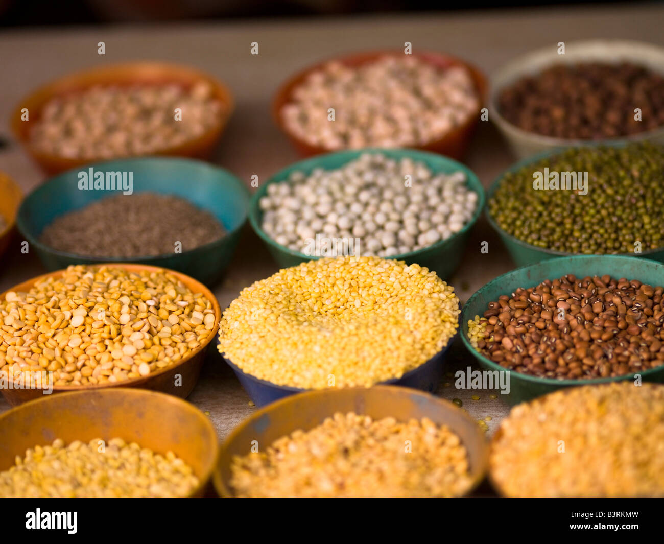 Dried beans, peas and lentils Stock Photo Alamy