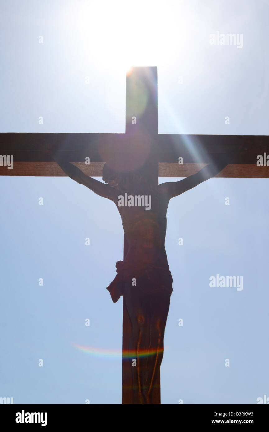 Crucifixion of Jesus Stock Photo