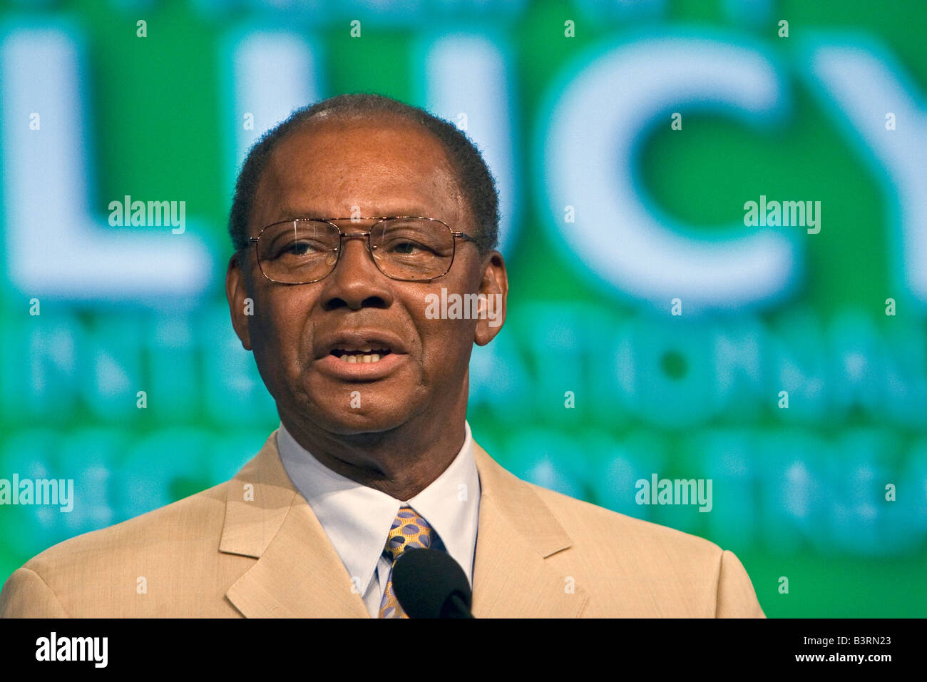 AFSCME SecretaryTreasurer William Lucy Stock Photo Alamy