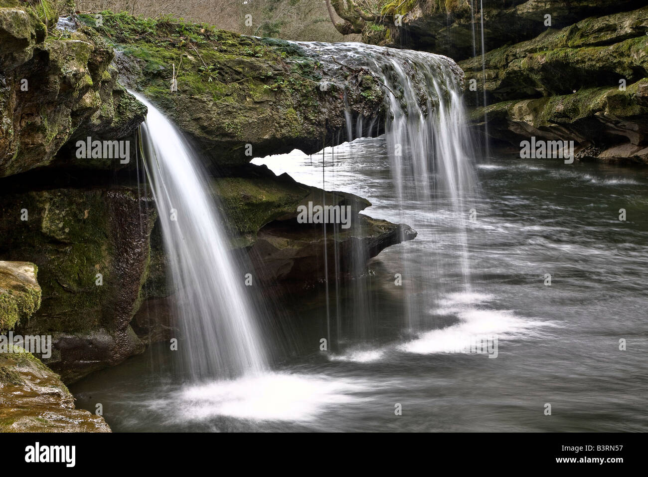 River Kents Rocky Ravine Stock Photo