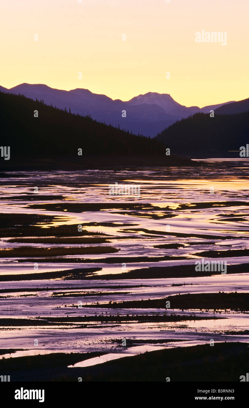 Medicine Lake, Jasper National Park, Alberta, Canada Stock Photo