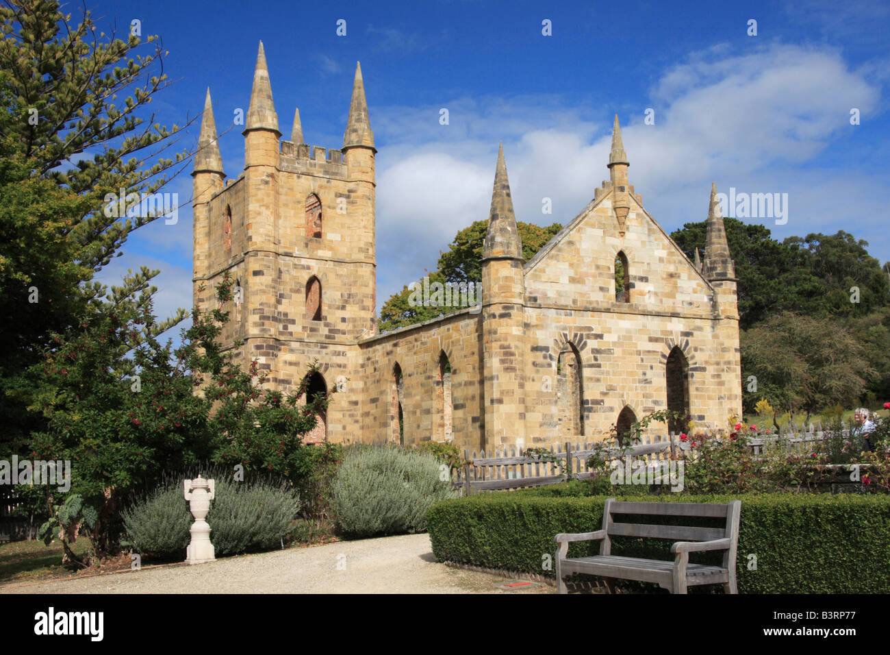The Church at Port Arthur Historic Site Stock Photo - Alamy