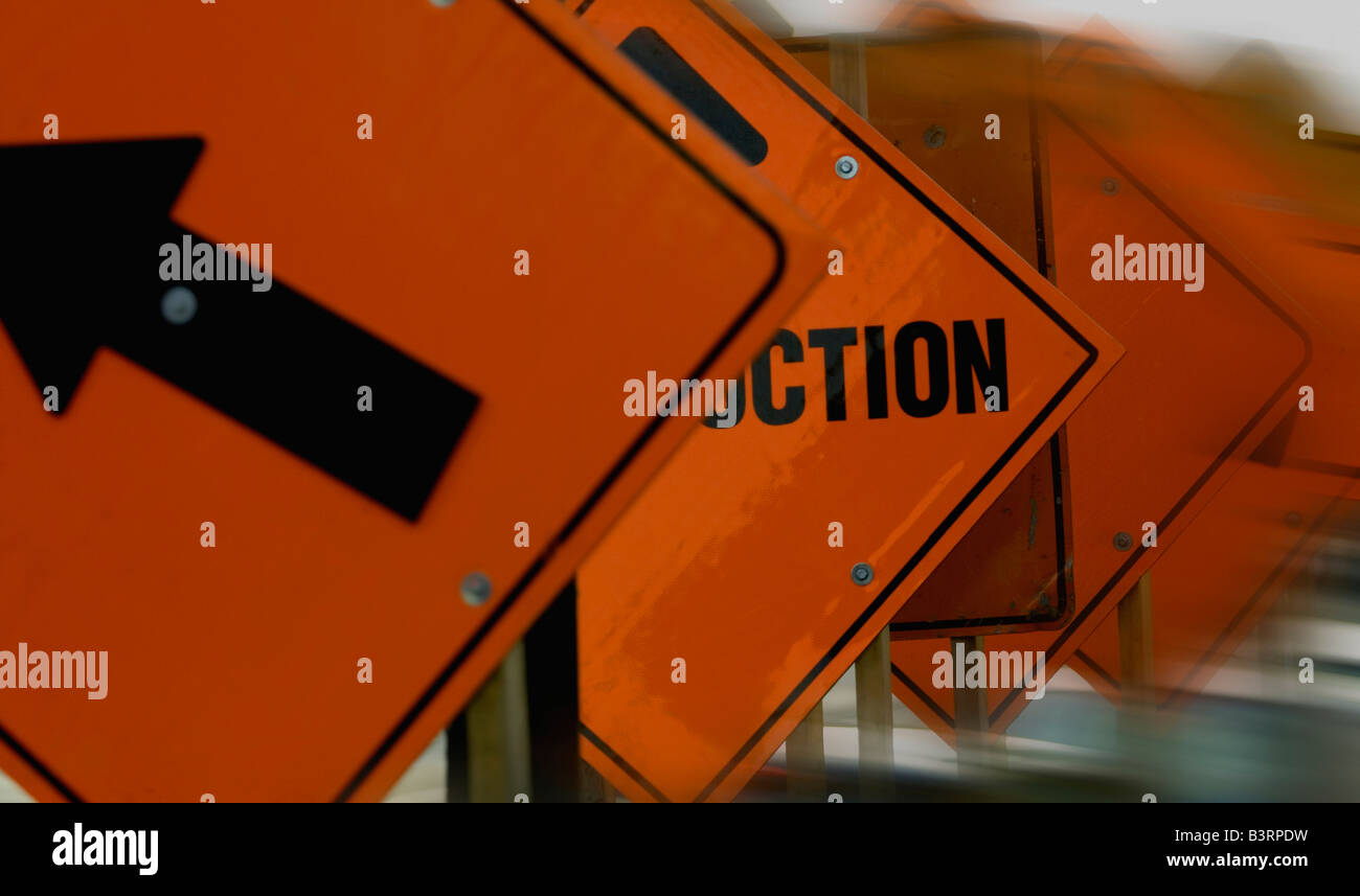 Redirection Road Sign Detour redirect hi-res stock photography and images - Alamy