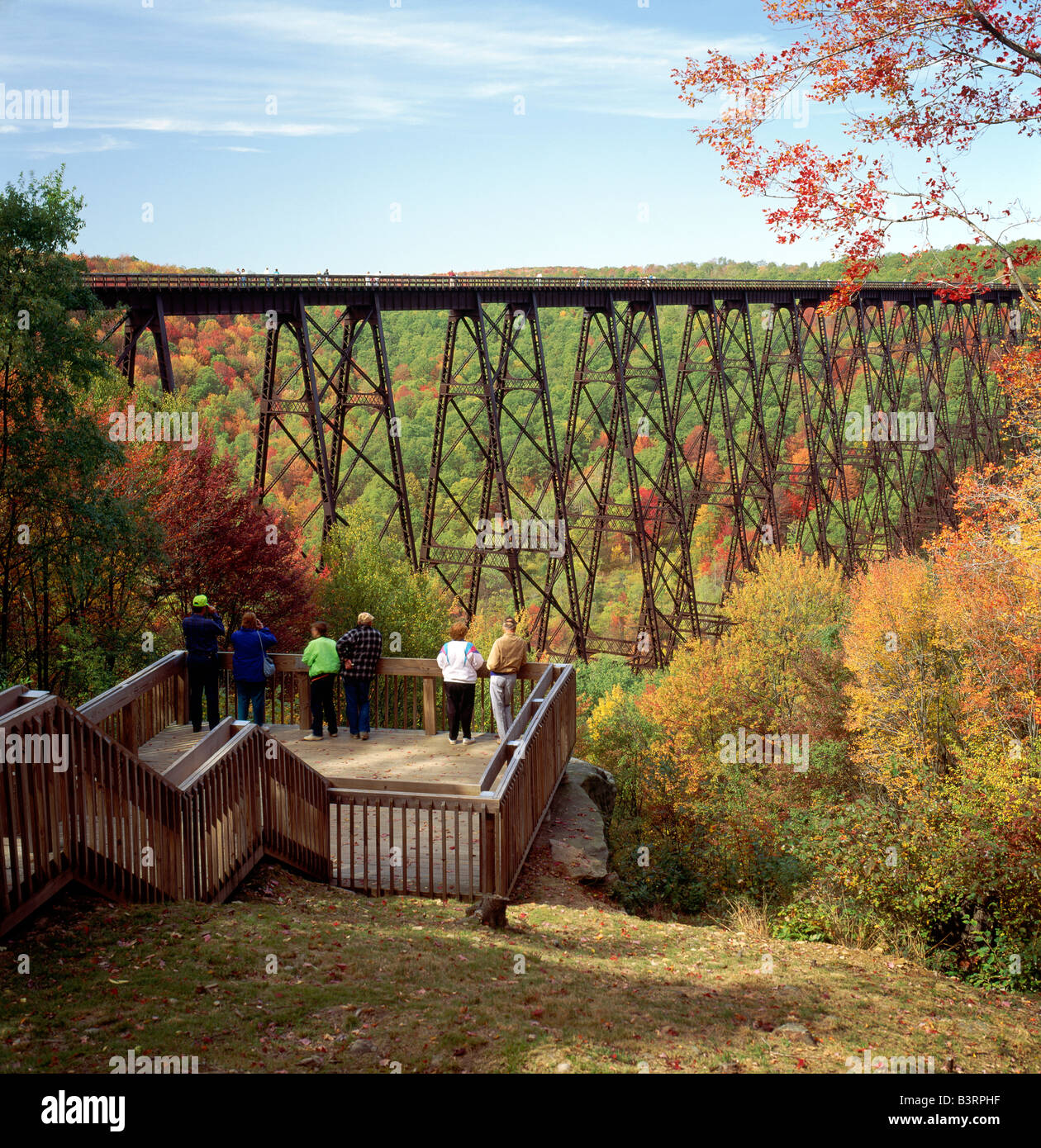 Kinzua Viaduct, Kinzua Bridge State Park. Highest railroad bridge in