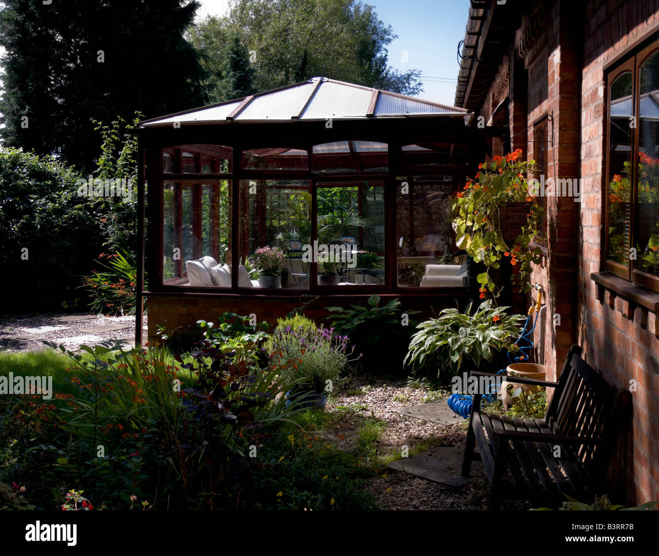 House conservatory plants chairs hi-res stock photography and images ...