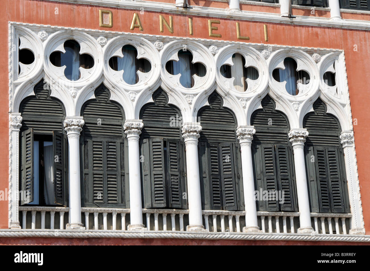 Danielli Hotel Venice Italy Stock Photo