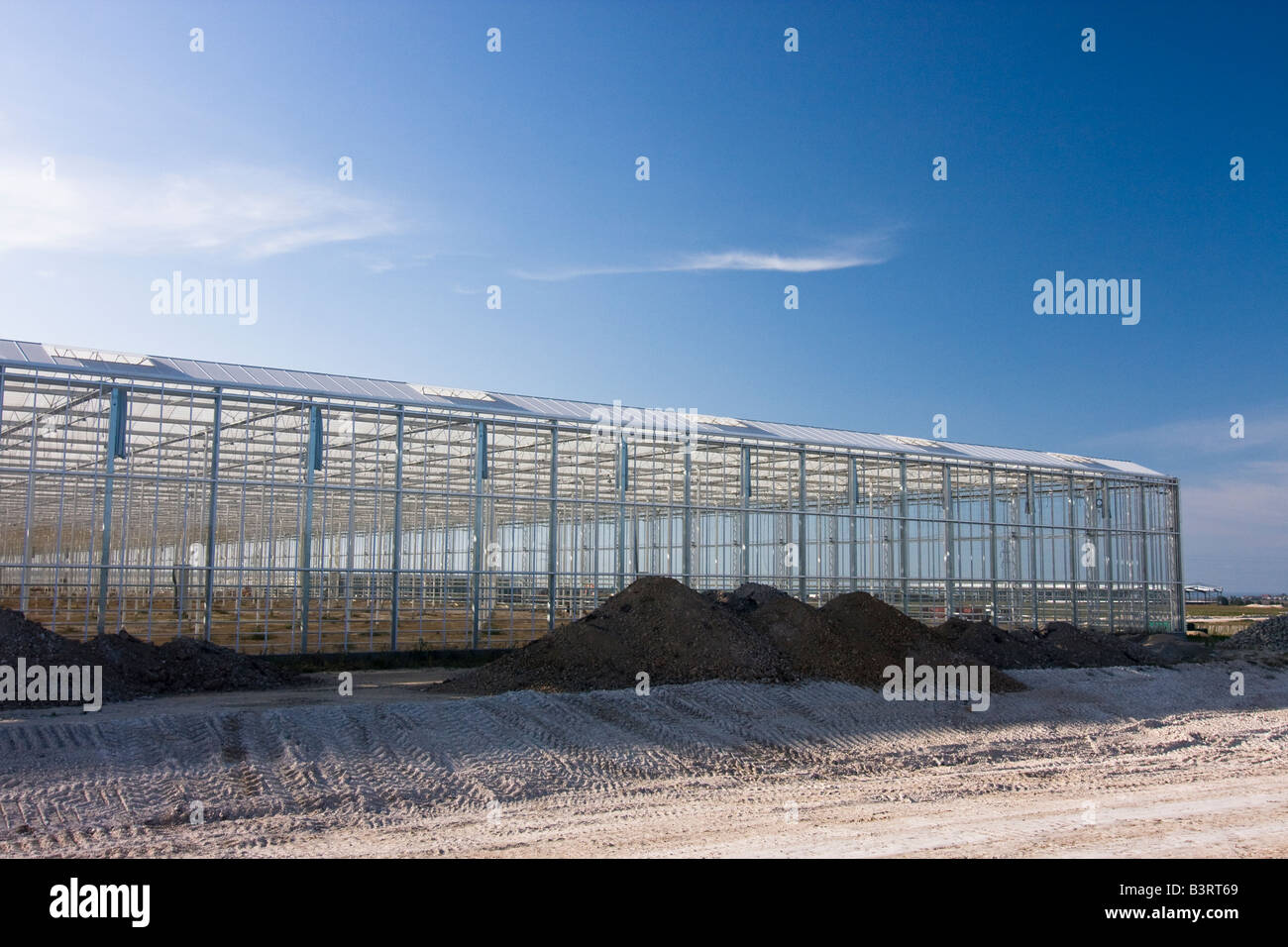'Thanet Earth' Development Under Construction for Salad Crop Production, Thanet, Kent, England. Stock Photo