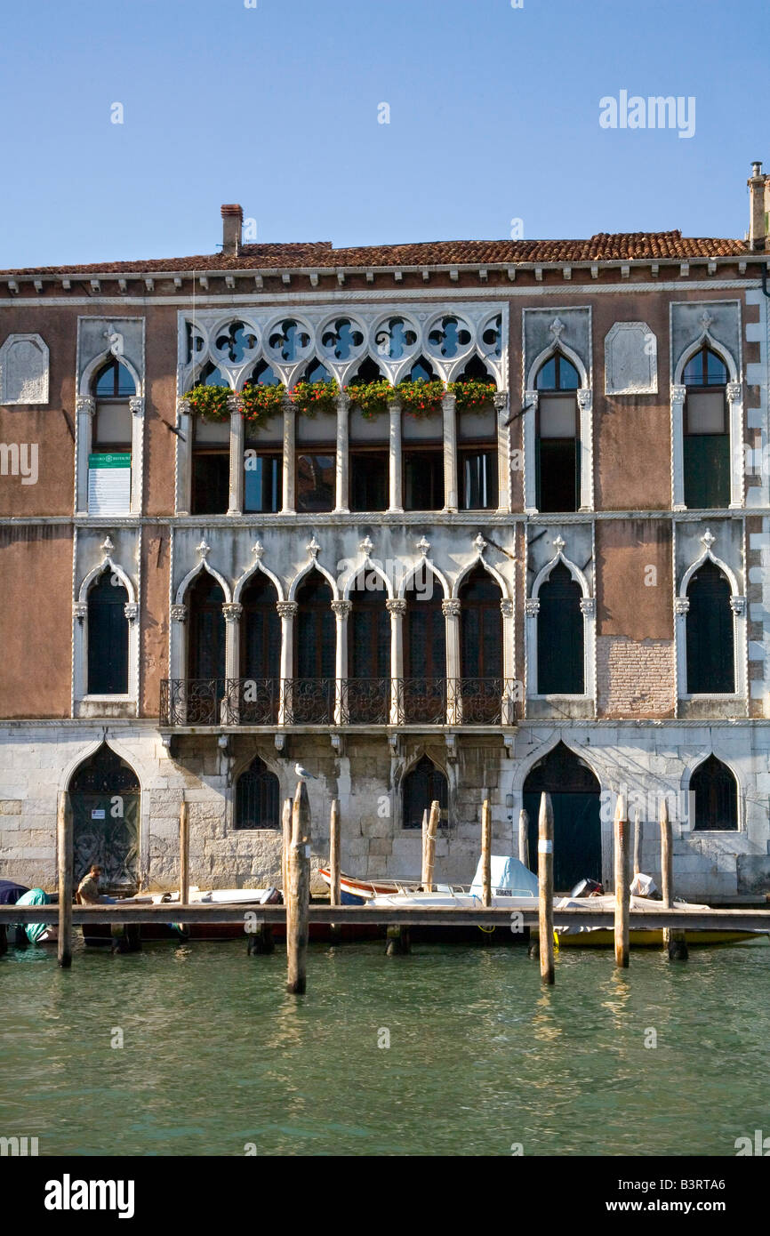 House on the Grand Canal in Venice Stock Photo