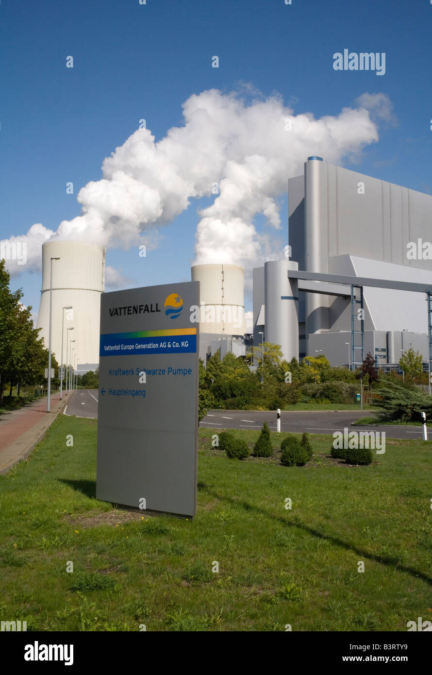 First brown coal power plant in the world with carbon dioxide