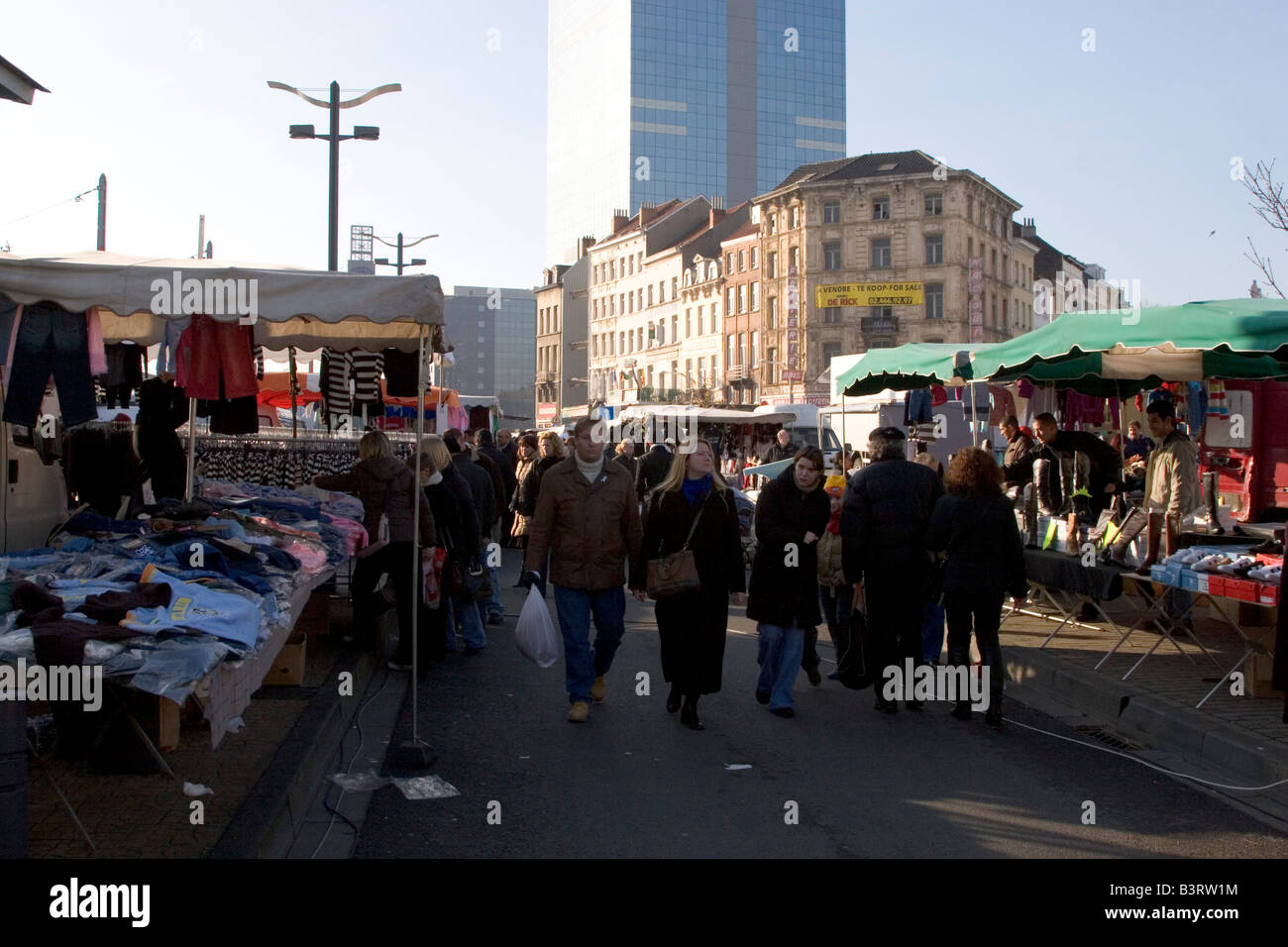 A Bright Morning At Midi Market, One Of Europe's Largest Open Air ...