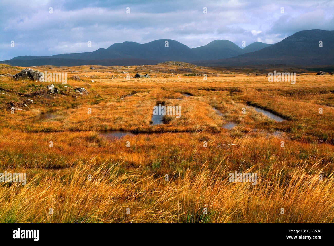 Connemara, County Galway, Ireland, Harvesting turf Stock Photo