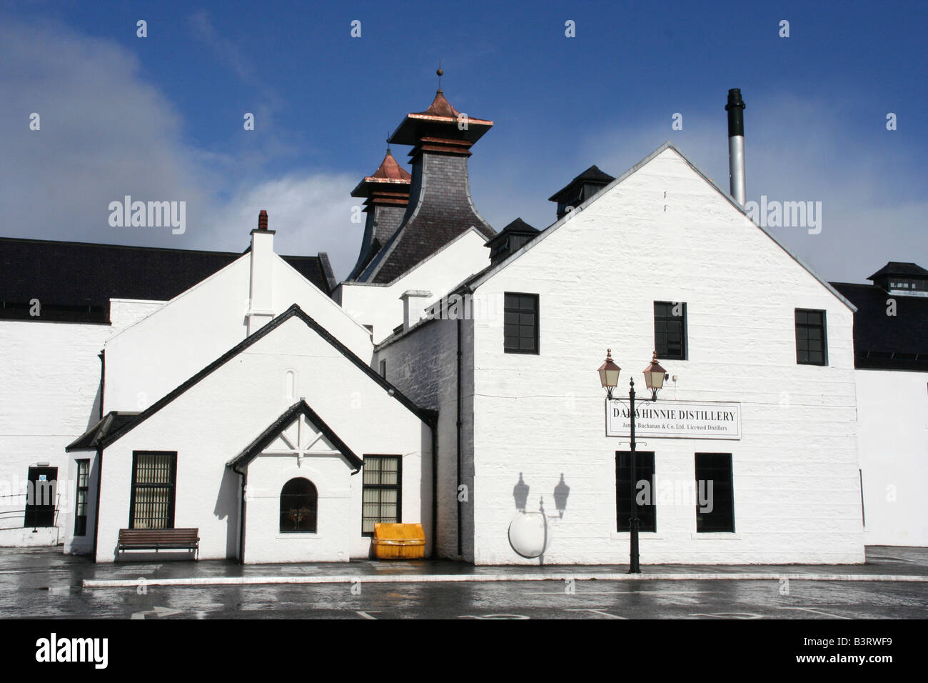 dalwhinnie visitor centre scotch whisky distillery Inverness-shire scotland uk gb Stock Photo