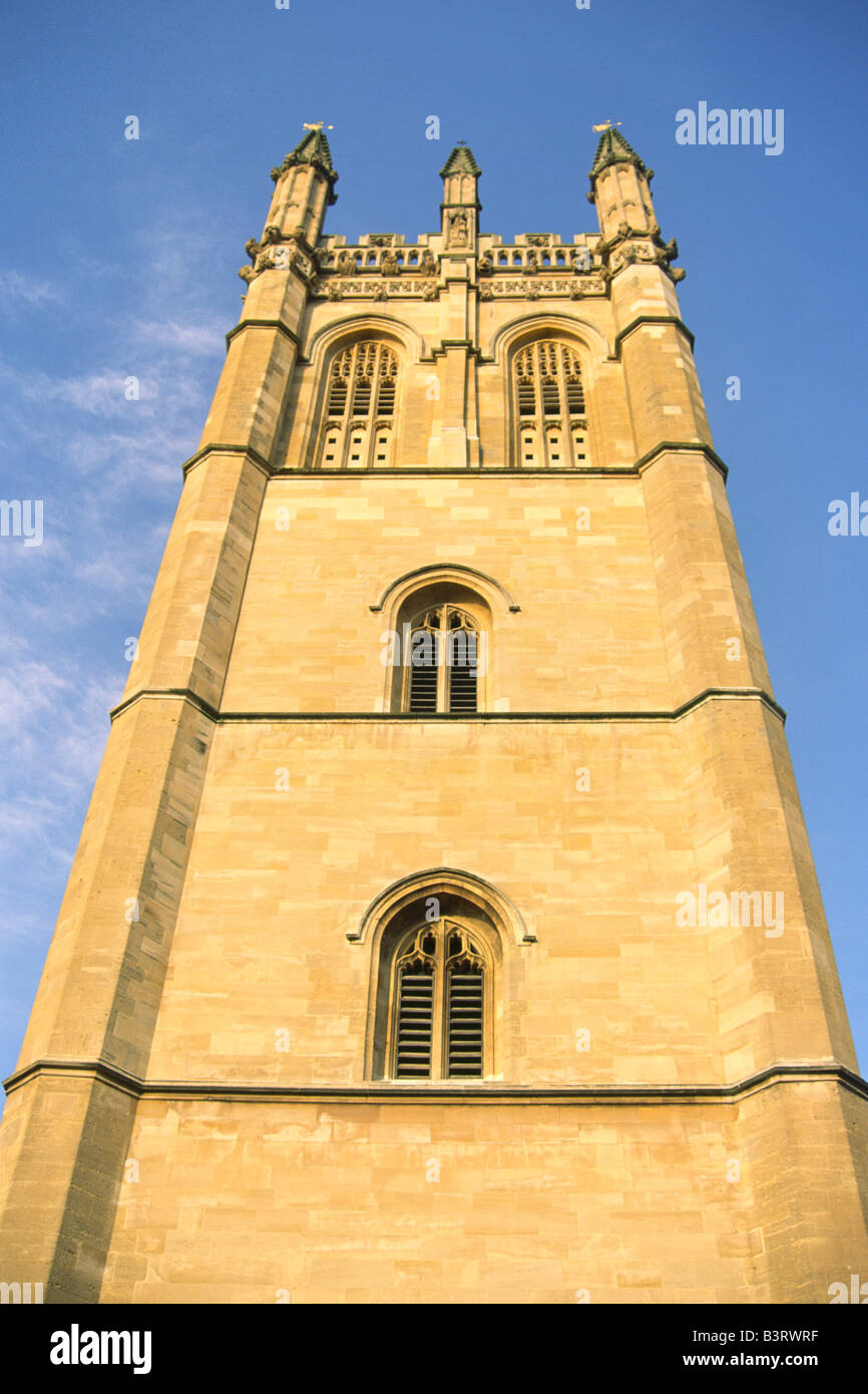 Bell tower, Magdalen College, Oxford. Stock Photo
