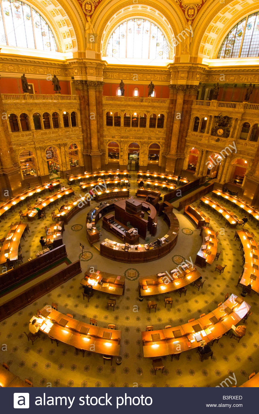 Overview Of The Main Reading Room The Library Of Congress