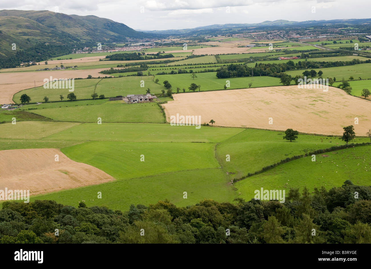 Farmland on the Carse of Stirling fertile farmland next to the River